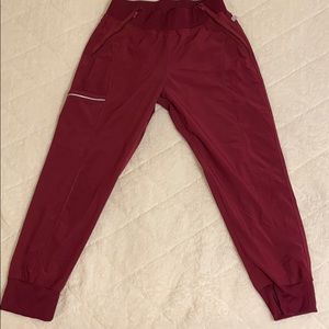 Maroon Infinity Cherokee Scrub Pants Joggers